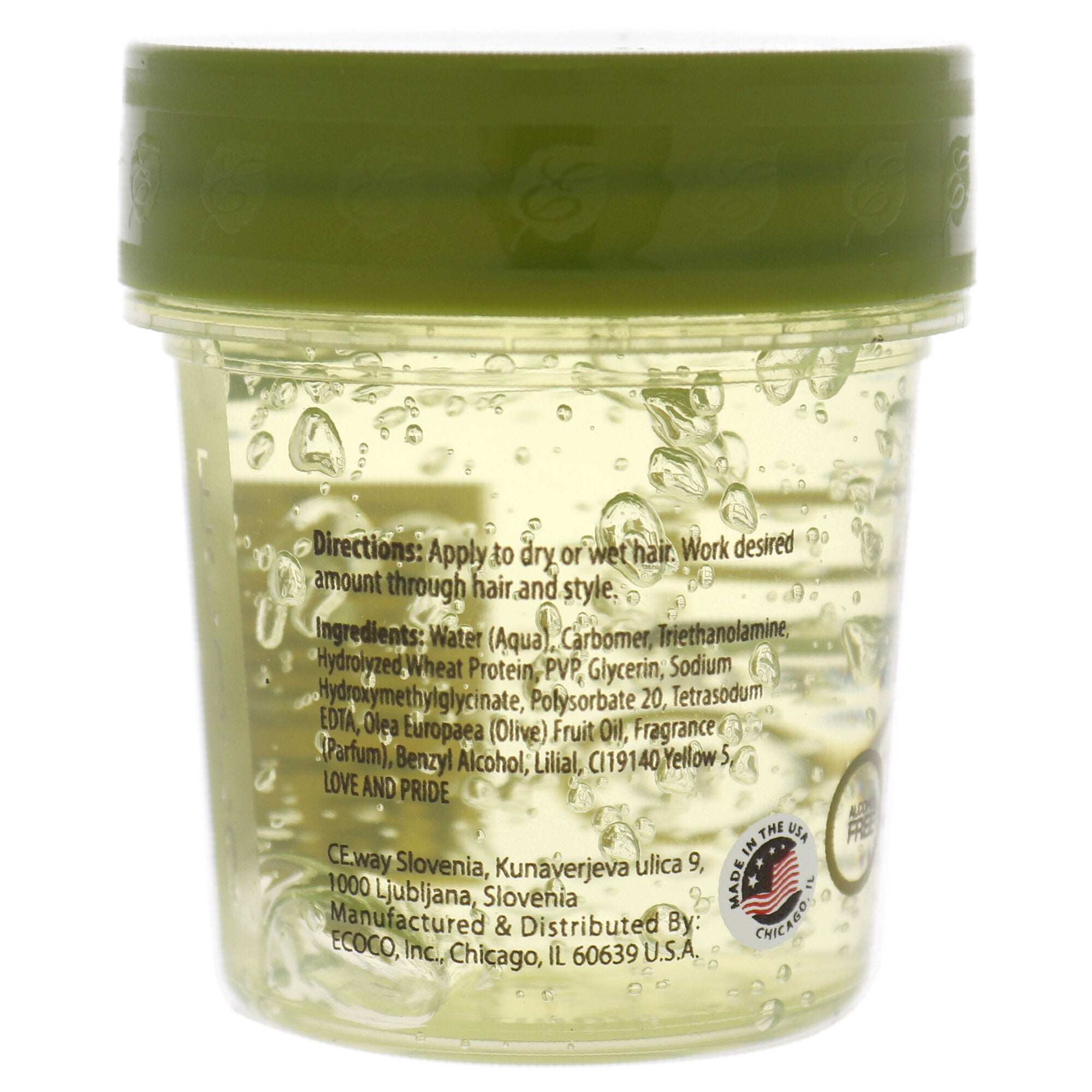 Eco Style Gel - Olive Oil by Ecoco for Unisex - 1.6 oz Gel, See Description, alternate image number 2