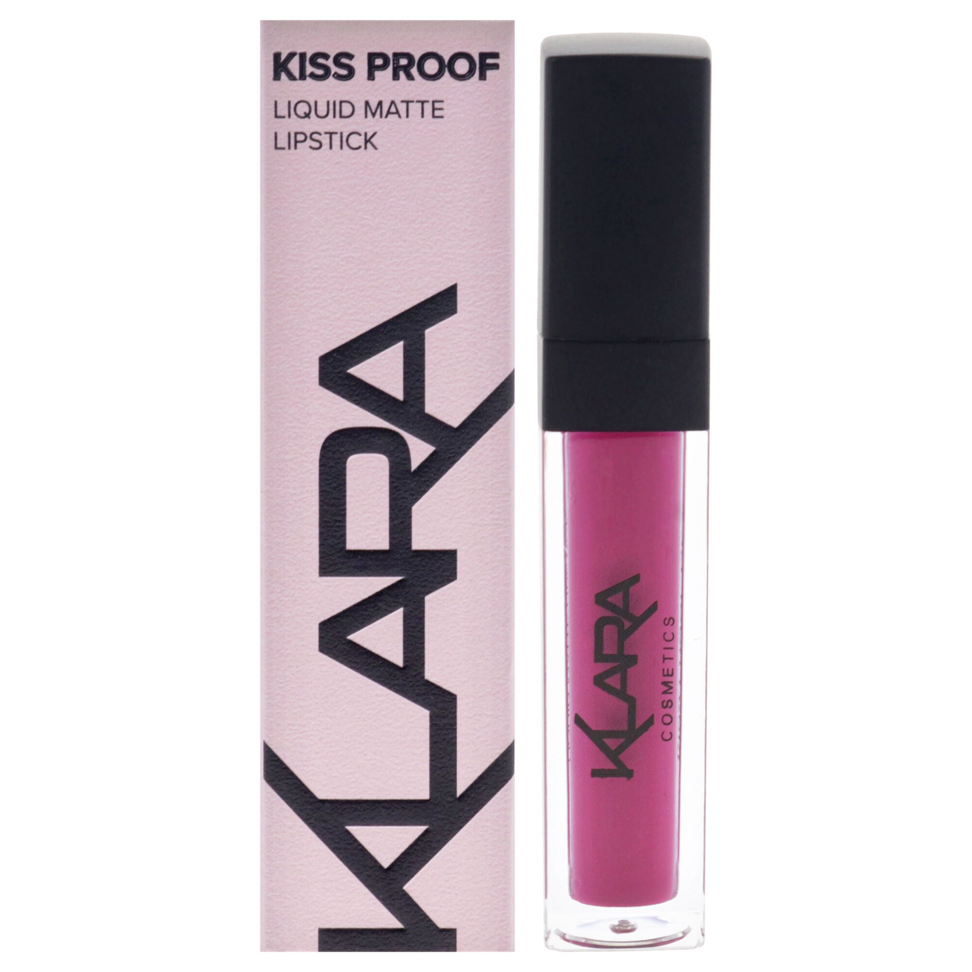Kiss Proof Lipstick Liquid Matte - 8 Fuchsia Pop by Klara for Women - 0.27 oz Lipstick, See Description, hi-res image number 0
