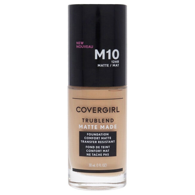 TruBlend Matte Made Liquid Foundation - M10 Golden Natural by CoverGirl for Women - 1 oz Foundation, NA, hi-res image number null