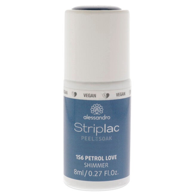 Striplac Peel or Soak Shimmer - 156 Petrol Love by Alessandro for Women - 0.27 oz Nail Polish, NA, hi-res image number null
