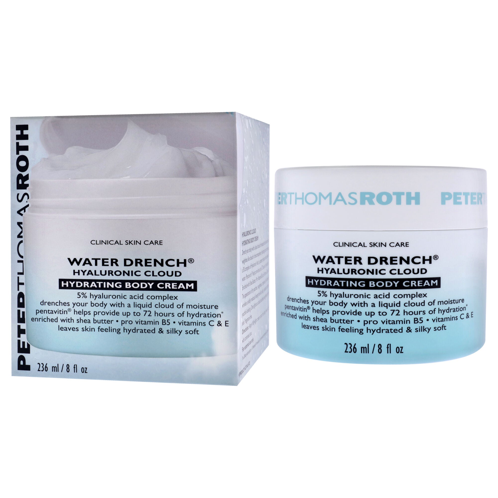 Water Drench Hyaluronic Cloud Hydrating Body Cream by Peter Thomas Roth for Unisex - 8 oz Body Cream, , alternate image number 8