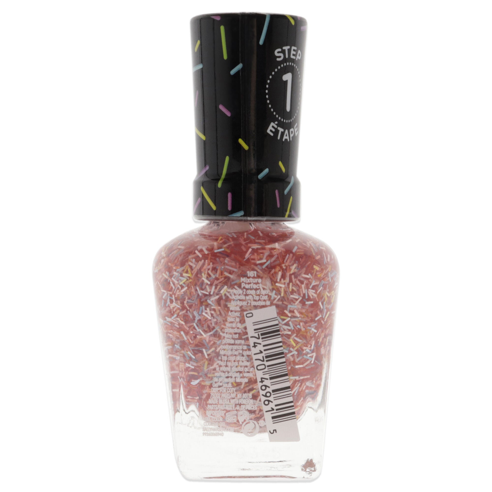 Miracle Gel - 161 Mixture Perfect by Sally Hansen for Women - 0.5 oz Nail Polish, White, alternate image number 2