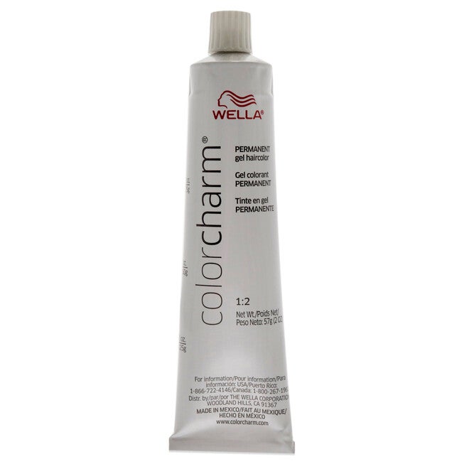 Color Charm Permanent Hair Color Gel - 237 4A Medium Ash Brown by Wella for Unisex - 2 oz Hair Color, See Description, alternate image number 4
