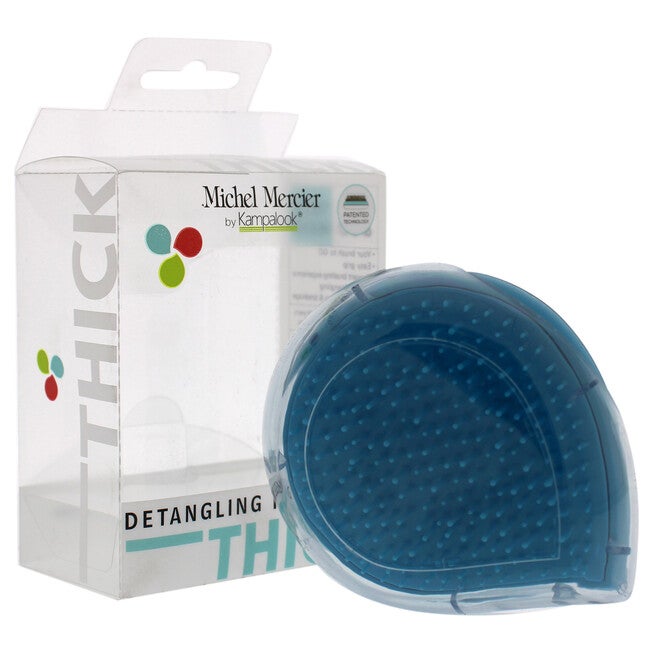 Detangling Brush Thick Hair - Blue-White by Michel Mercier for Unisex - 1 Pc Hair Brush, NA, alternate image number 2