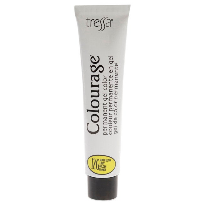 Colourage Permanent Gel Color - 12G Super Ultra Light Golden Blonde by Tressa for Unisex - 2 oz Hair Color, , alternate image number null