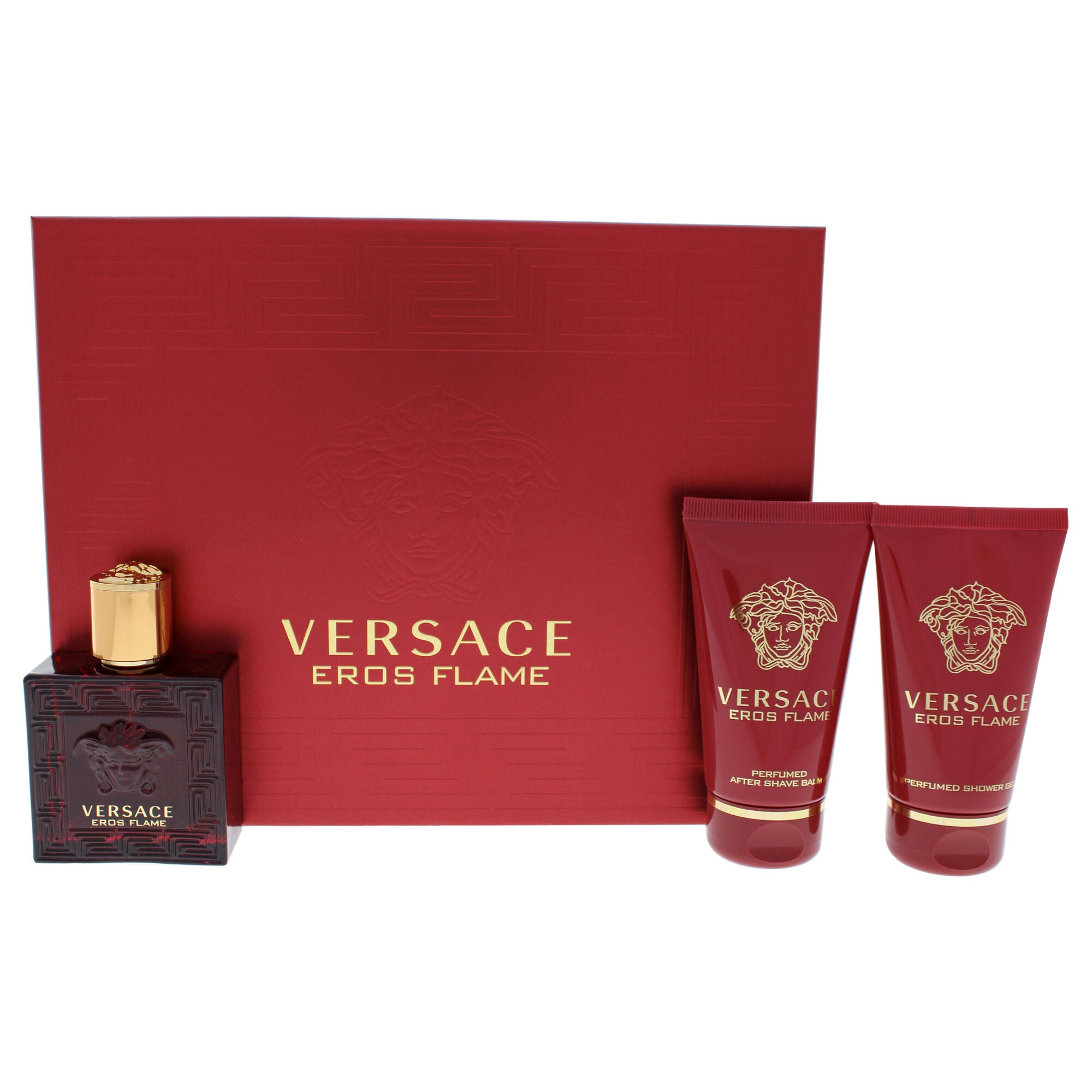 Eros Flame by Versace for Men - 3 Pc Gift Set 1.7oz EDP Spray, 1.7oz Shower Gel, 1.7oz After Shave Balm, , alternate image number 5