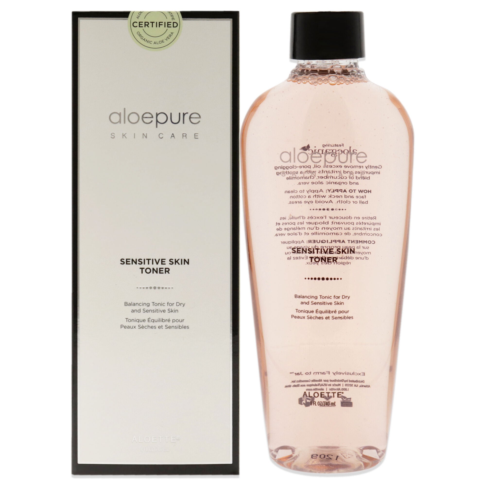 Aloepure Sensitive Skin Toner by Aloette for Unisex - 8 oz Toner, See Description, hi-res image number 0