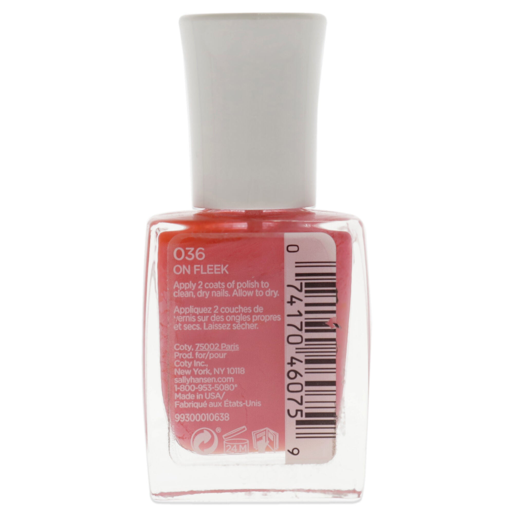 Mega Strength Nail Color - 036 On Fleek by Sally Hansen for Women - 0.4 oz Nail Polish, See Description, alternate image number 1