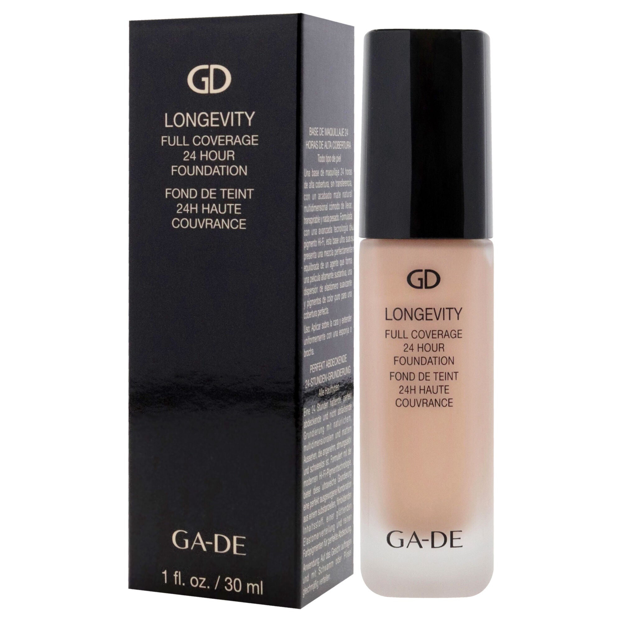 Longevity Full Coverage 24Hr Foundation - 552 Fair Sand by GA-DE for Women - 1 oz Foundation, , alternate image number 7