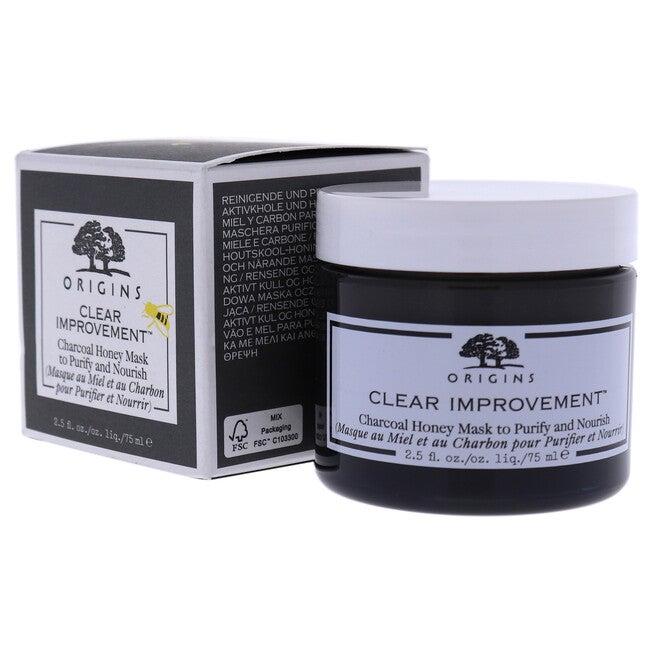 Clear Improvement Charcoal Honey Mask to Purify and Nourish by Origins for Unisex - 2.5 oz Mask, , alternate image number null