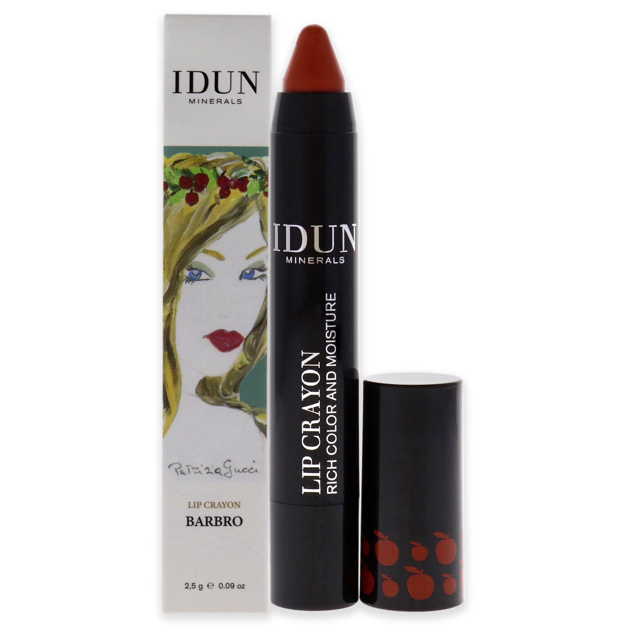 Lip Crayon - 403 Barbro by Idun Minerals for Women - 0.09 oz Lipstick, See Description, hi-res image number 0