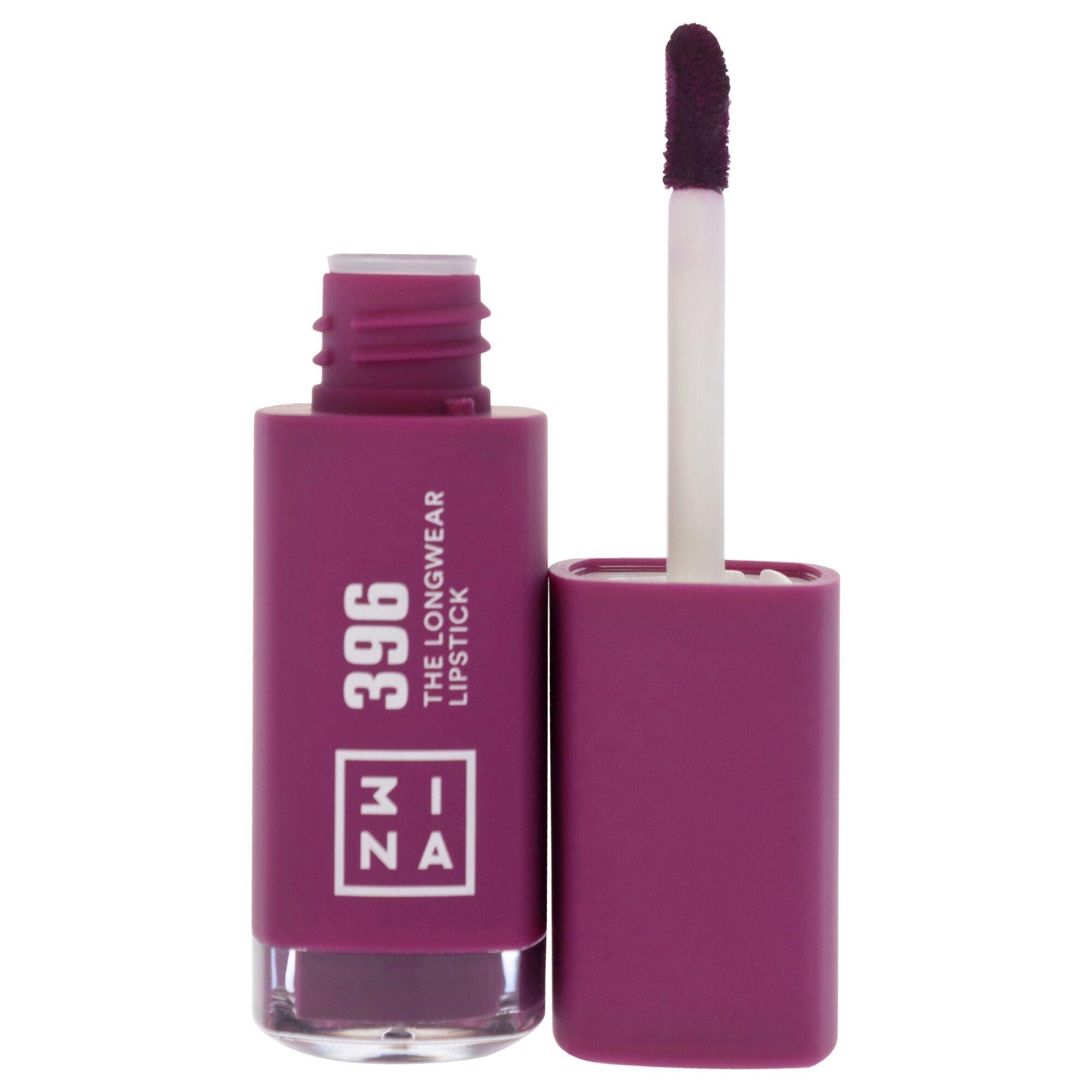 The Longwear Lipstick - 396 Dark Purple by 3INA for Women - 0.20 oz Lipstick, See Description, alternate image number 4