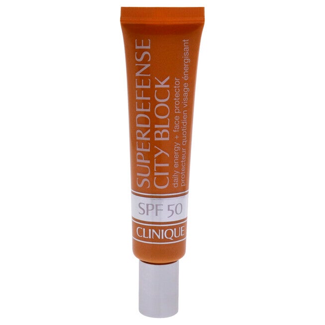 Superdefense City Block Daily Energy plus Face Protector SPF 50 by Clinique for Women - 1.4 oz Sunscreen, NA, alternate image number null