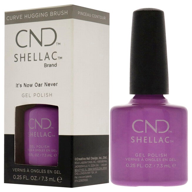 Shellac Nail Color - Its Now Oar Nvr by CND for Women - 0.25 oz Nail Polish, , alternate image number null