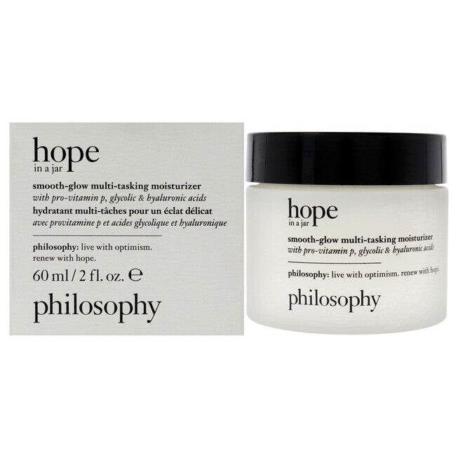 Hope in a Jar Smooth-Glow Multi-Tasking Moisturizer by Philosophy for Unisex - 2 oz Moisturizer, See Description, hi-res image number 0