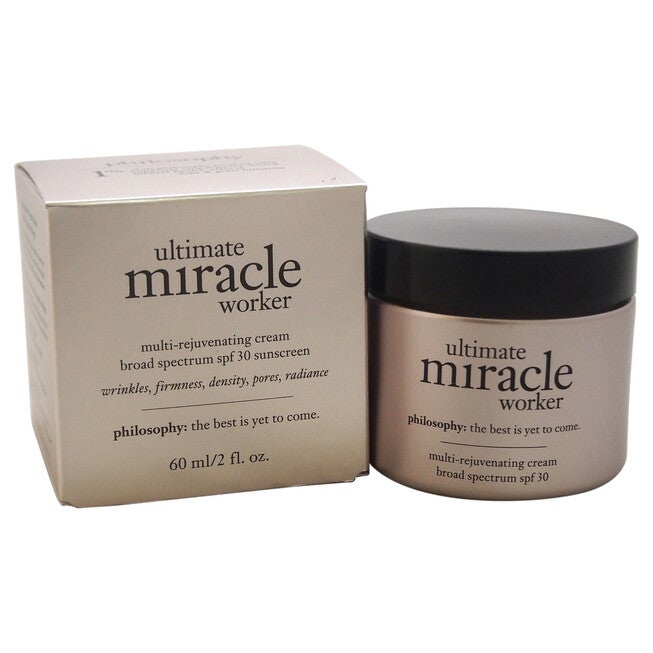 Ultimate Miracle Worker Multi-Rejuvenating Cream Broad Spectrum SPF30 by Philosophy for Unisex - 2 oz Sunscreen, See Description, hi-res image number null