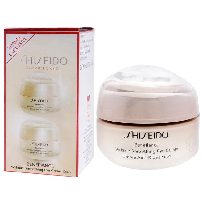 Benefiance Wrinkle Smoothing Eye Cream Duo by Shiseido for Women - 2 x 0.51 oz Cream, , alternate image number null