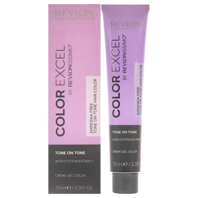 Revlonissimo Color Excel - 7.34 Medium Golden Copper Blonde by Revlon for Unisex - 2.3 oz Hair Color, NA, hi-res image number null