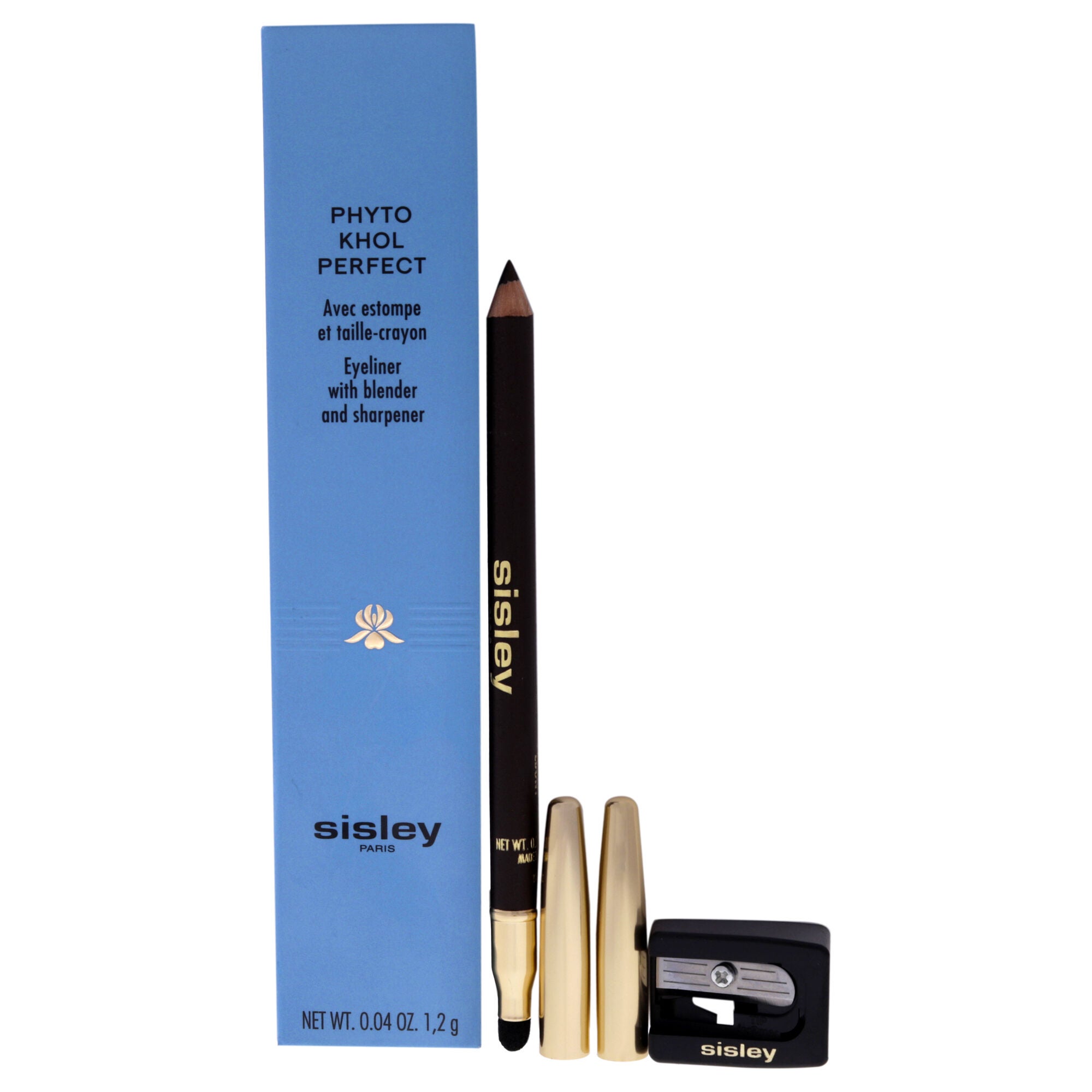 Phyto Khol Perfect Eyeliner With Blender and Sharpener - 10 Ebony by Sisley for Women - 0.04 oz Eyeliner, See Description, hi-res image number 0