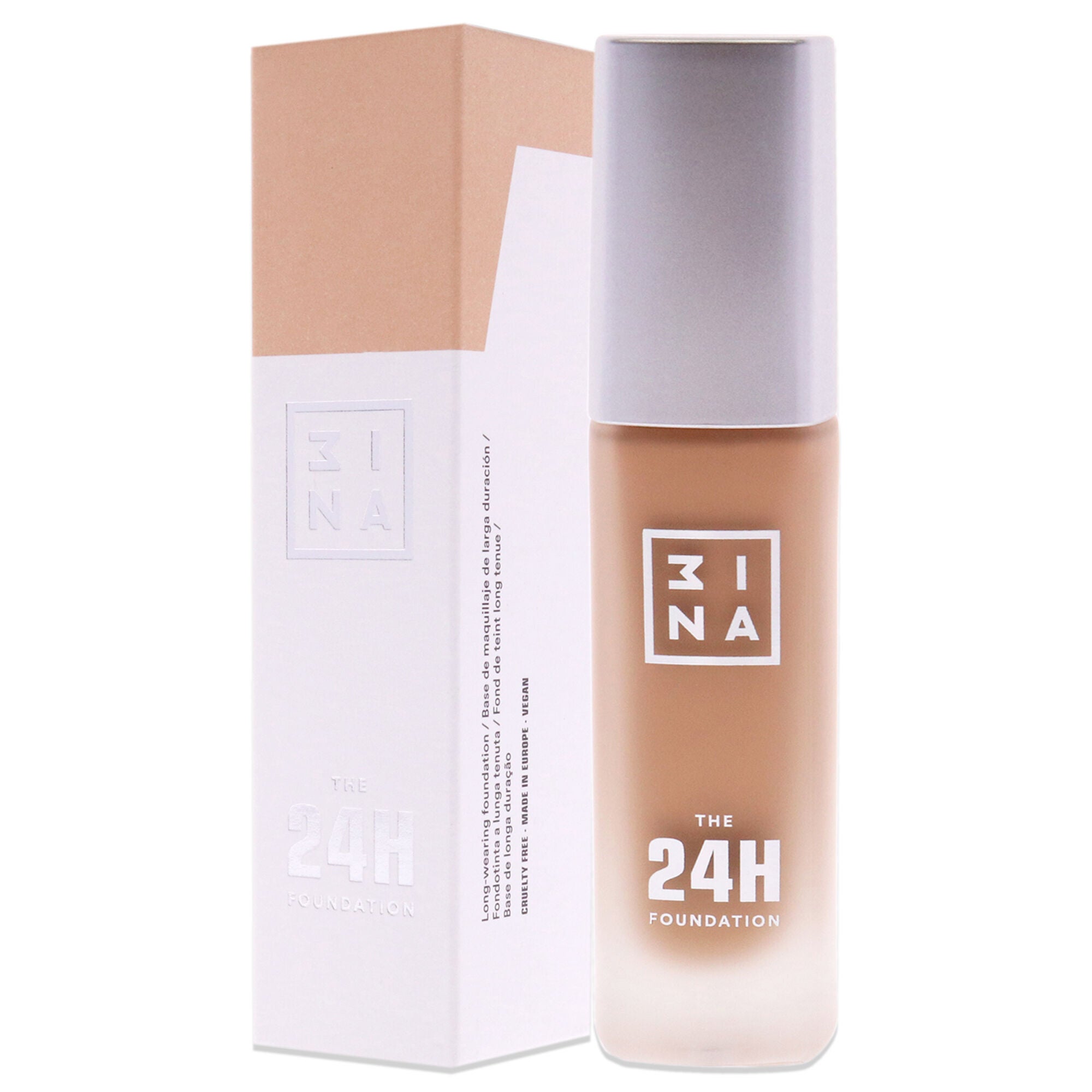 The 24H Foundation - 615 Light Beige by 3INA for Women - 1.01 oz Foundation, See Description, alternate image number 3