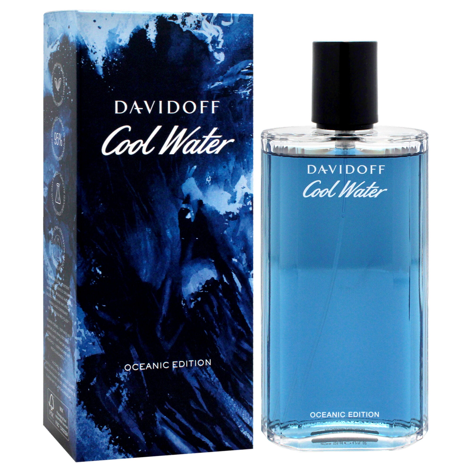 Cool Water Oceanic Edition by Davidoff for Men - 4.2 oz EDT Spray, See Description, alternate image number 1