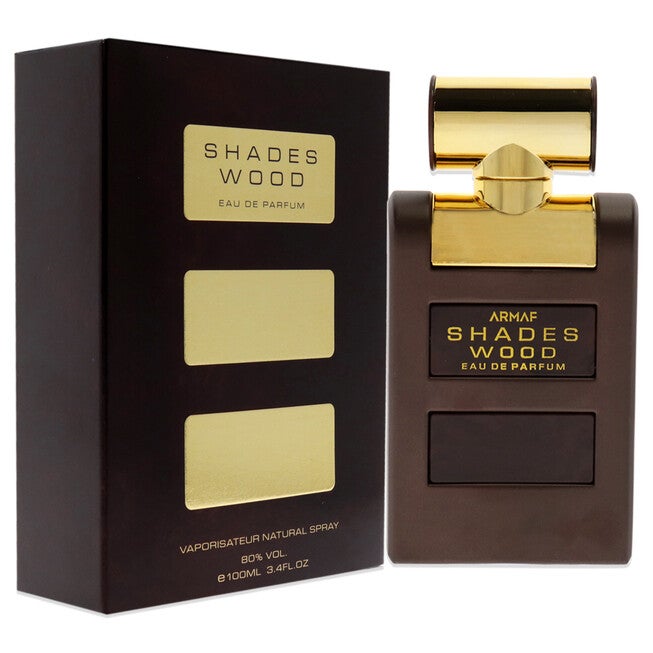 Shades Wood by Armaf for Men - 3.4 oz EDP Spray, , alternate image number null