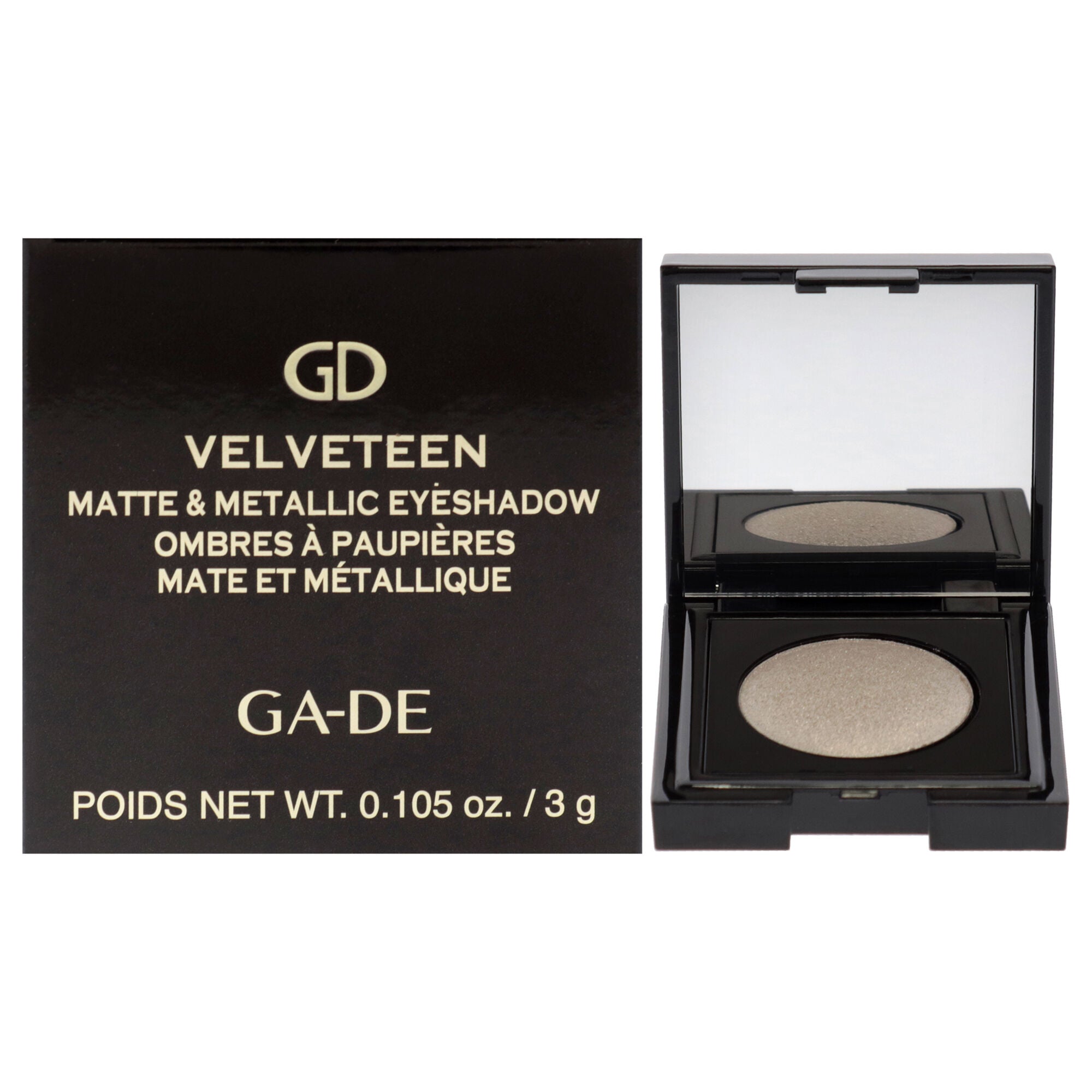 Velveteen Matte and Metallic Eyeshadow - 126 Diamonds by GA-DE for Women - 0.105 oz Eye Shadow, See Description, hi-res image number 0