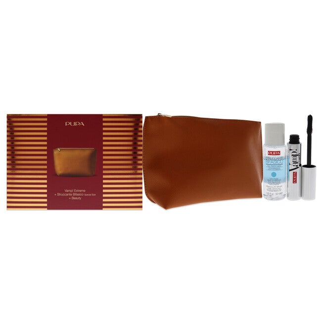 Vamp! Extreme and Two-Phase Make-Up Remover Set by Pupa Milano for Women - 3 Pc Set, NA, hi-res image number null