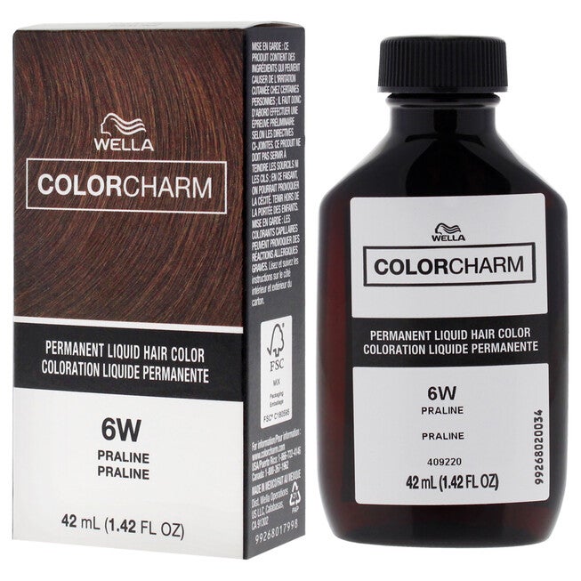 Color Charm Permanent Liquid Hair Color - 6W Praline by Wella for Unisex - 1.42 oz Hair Color, NA, alternate image number null