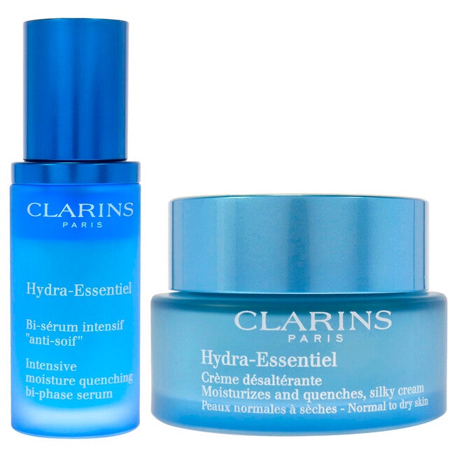 Hydra-Essentiel Experts Set by Clarins for Women - 2 Pc Set 1.7oz Moisturizing and Quench Light Cream, 1oz HydraQuench Intensive Serum, , alternate image number 5