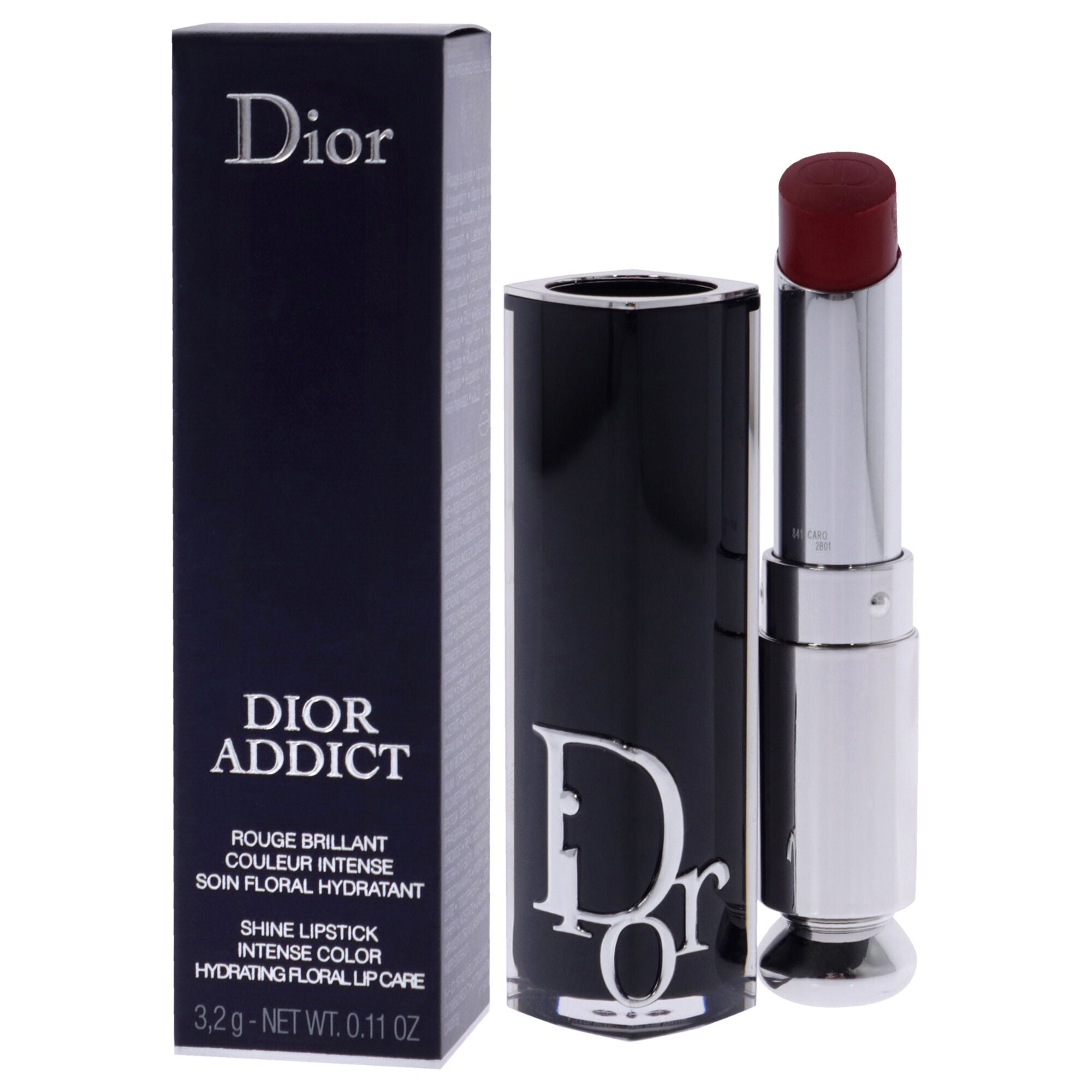Dior Addict Hydrating Shine Lipstick - 841 Caro by Christian Dior for Women - 0.11 oz Lipstick (Refillable), , alternate image number 8