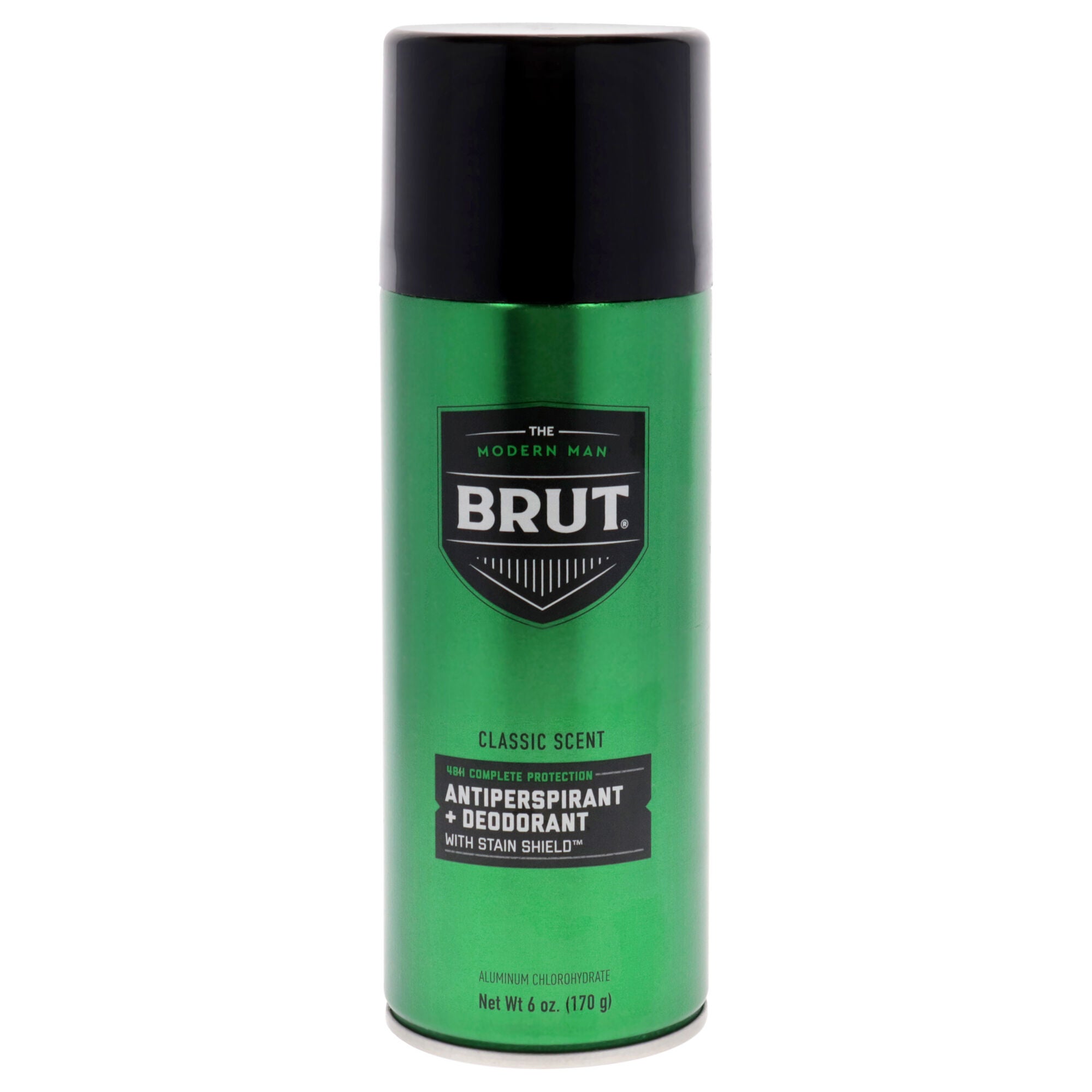 Classic Scent Antiperspirant and Deodorant Spray by Brut for Unisex - 6 oz Deodorant Spray, See Description, hi-res image number 0