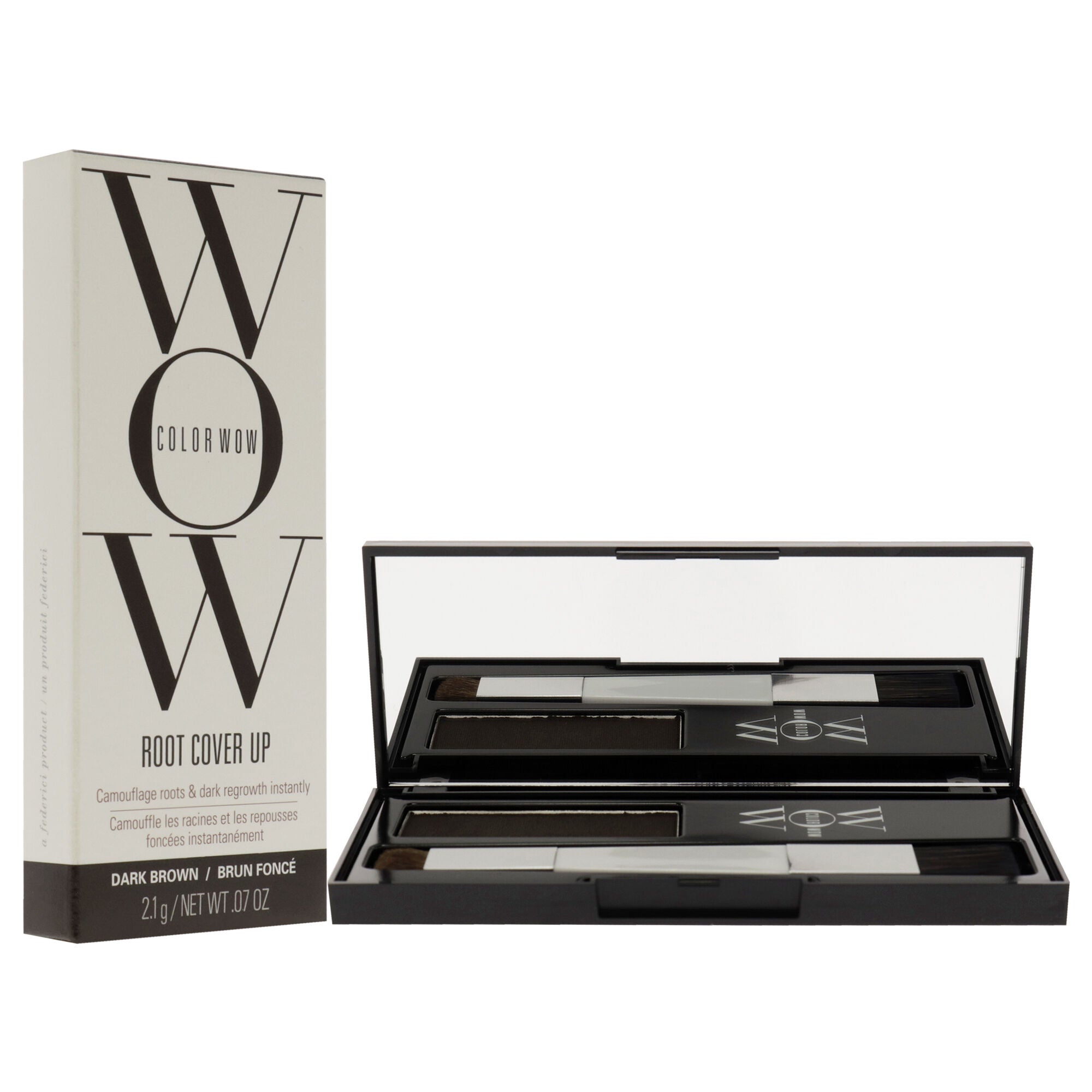 Root Cover Up - Dark Brown by Color Wow for Women - 0.07 oz Hair Color, , alternate image number 6