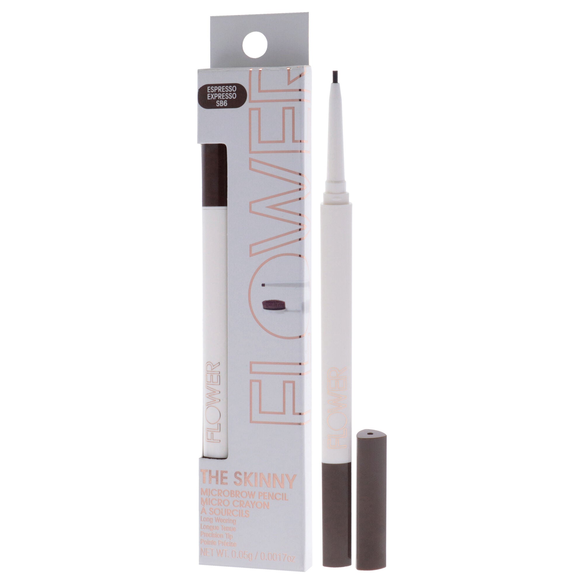 The Skinny Microbrow Pencil - SB6 Espresso by Flower Beauty for Women - 0.0017 oz Pencil, See Description, alternate image number 3