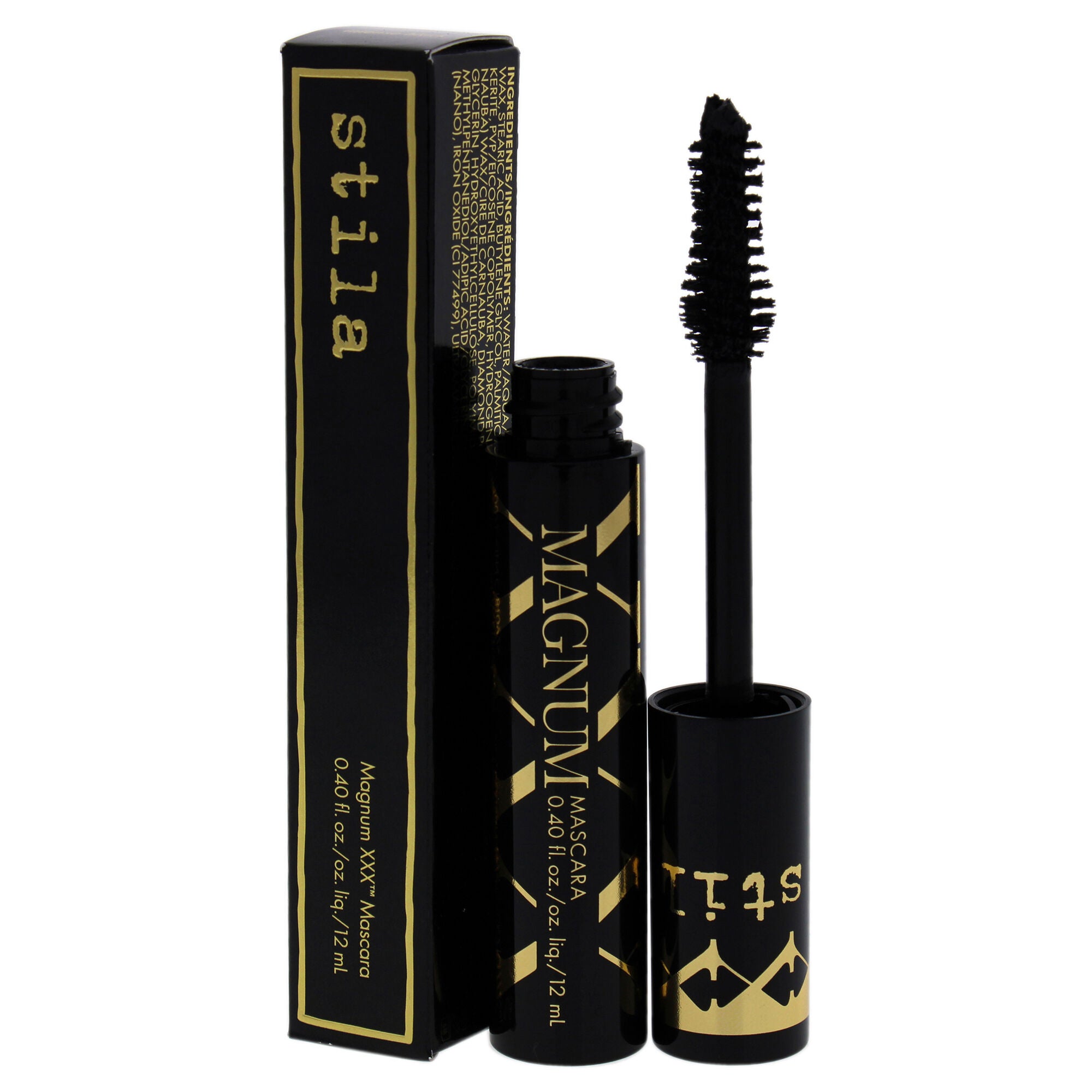 Magnum XXX Mascara - Intense Black by Stila for Women - 0.4 oz Mascara, , alternate image number 7