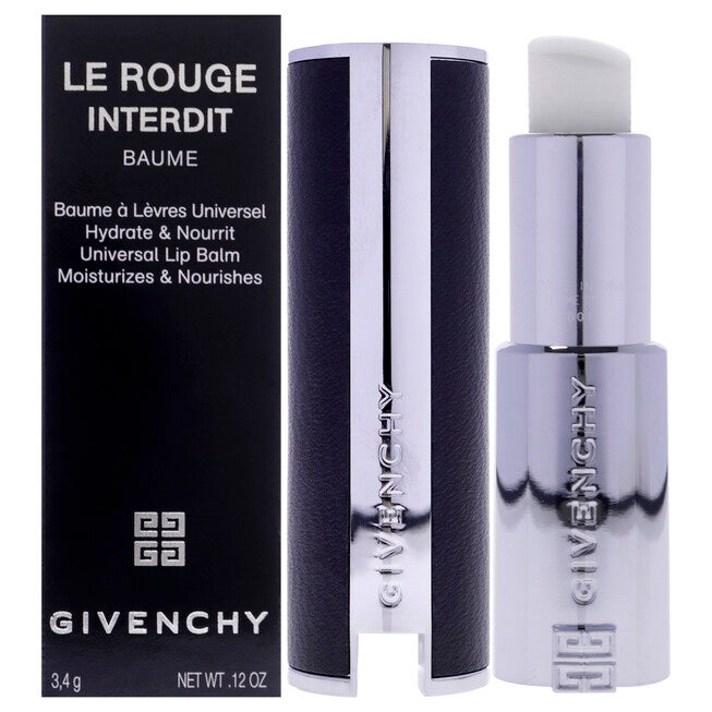 Le Rouge Interdit Baume Lip Balm - 00 Natural Finish by Givenchy for Women - 0.12 oz Lip Balm, NA, hi-res image number null