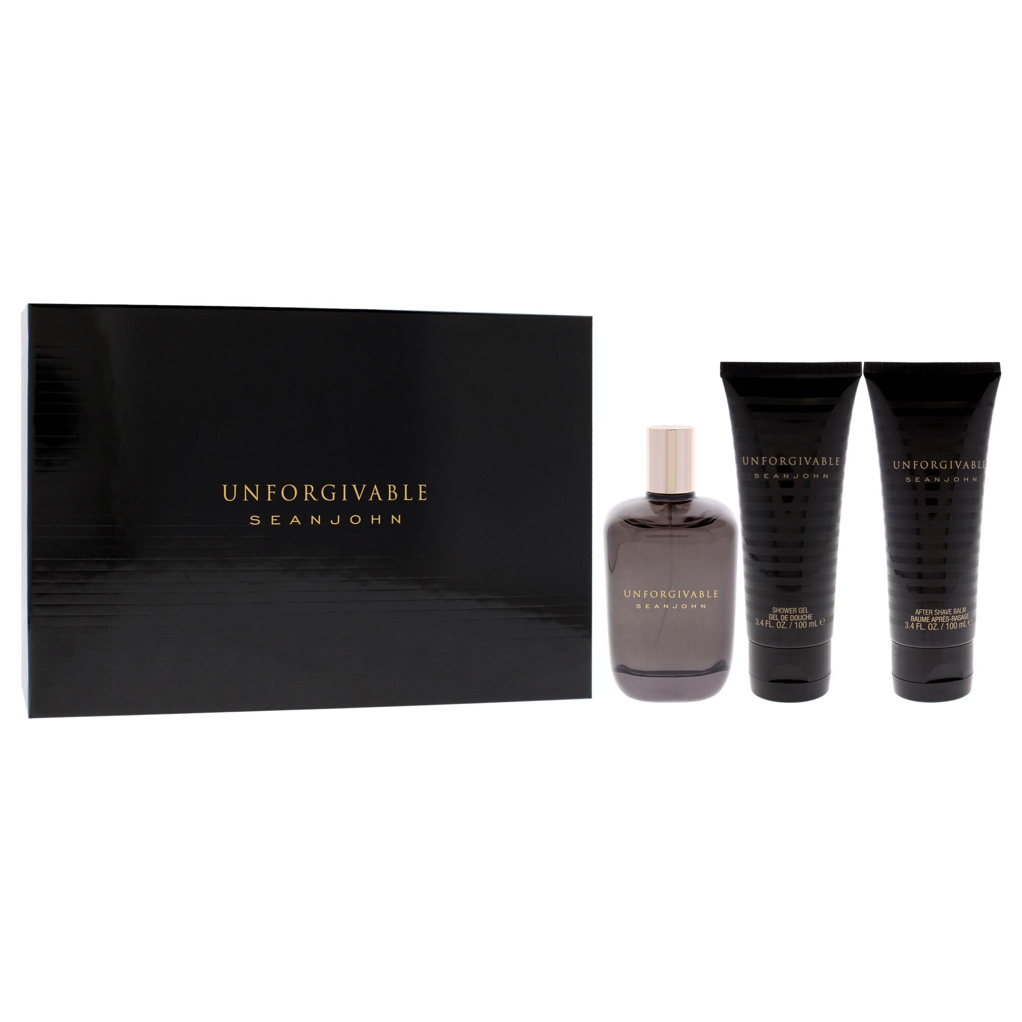 Unforgivable by Sean John for Men - 3 Pc Gift Set 4.2oz EDT Spray, 3.4oz Shower Gel, 3.4oz After Shave Balm, See Description, alternate image number 2
