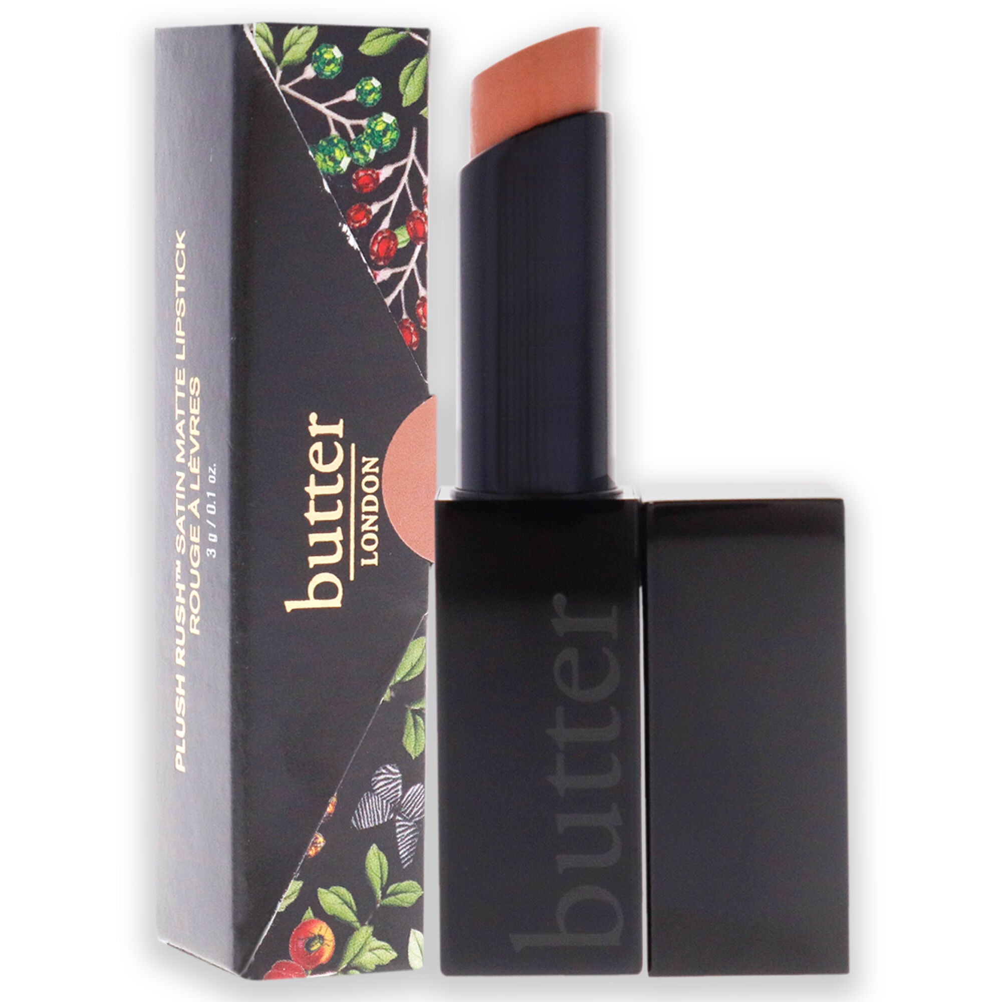 Plush Rush Satin Matte Lipstick - Clever by Butter London for Women - 0.1 oz Lipstick, See Description, alternate image number 1