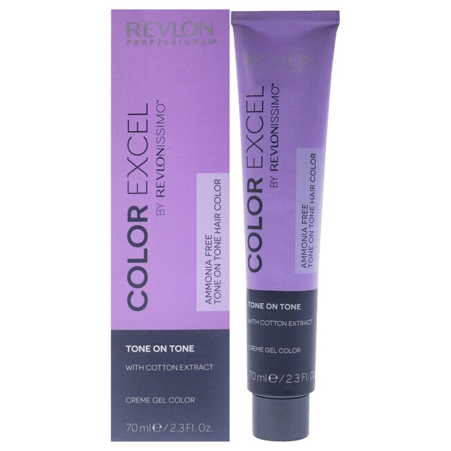 Revlonissimo Color Excel - 6.42 Dark Chestnut Iridescent Blonde by Revlon for Unisex - 2.3 oz Hair Color, NA, hi-res image number null