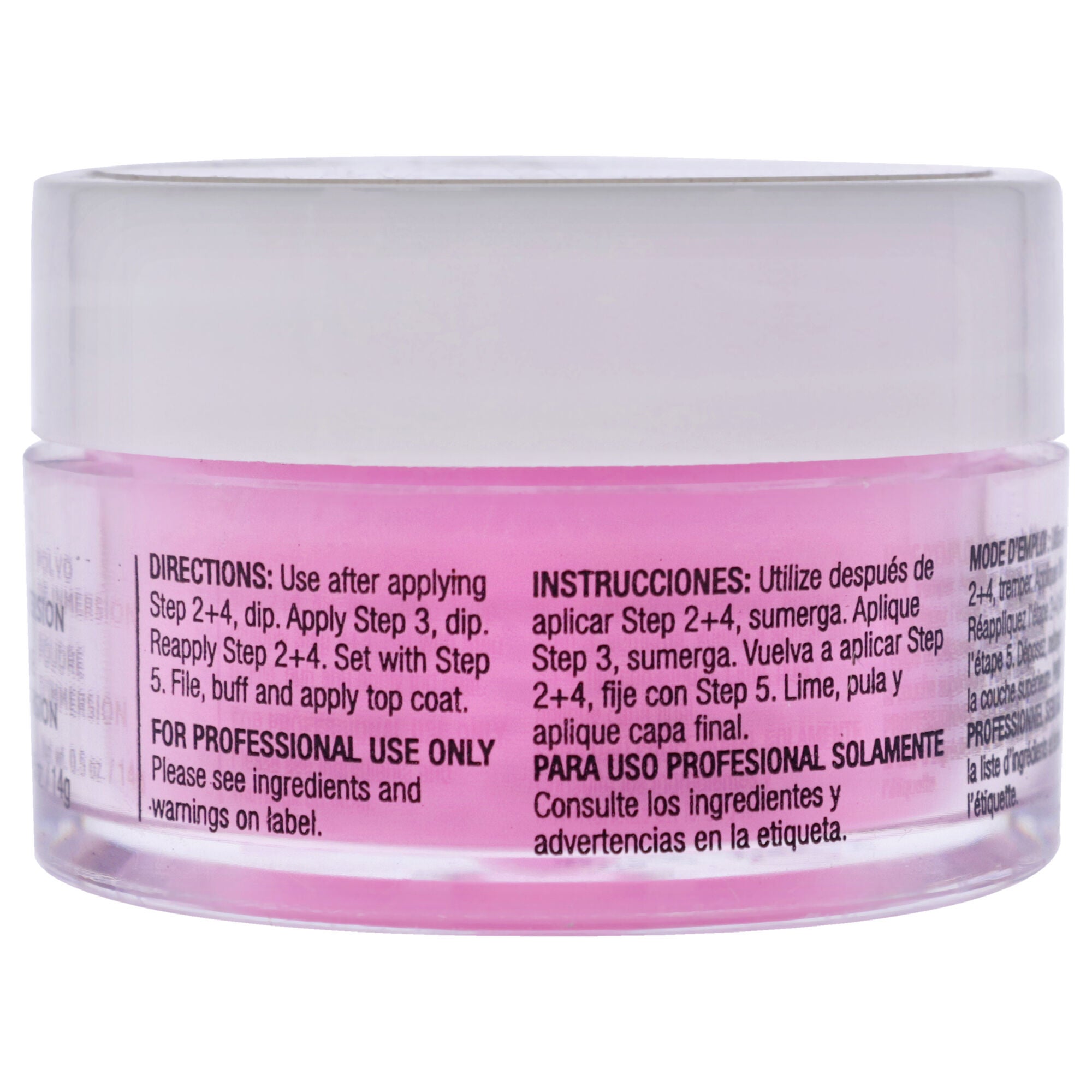 Pro Powder Polish Nail Colour Dip System - Bright Neon Pink by Cuccio Colour for Women - 0.5 oz Nail Powder, See Description, alternate image number 2