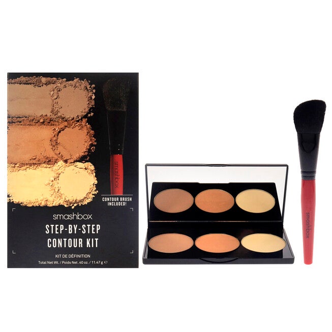 Step-By-Step Contour Kit by SmashBox for Women - 2 Pc 0.4oz Makeup, Brush, See Description, hi-res image number null