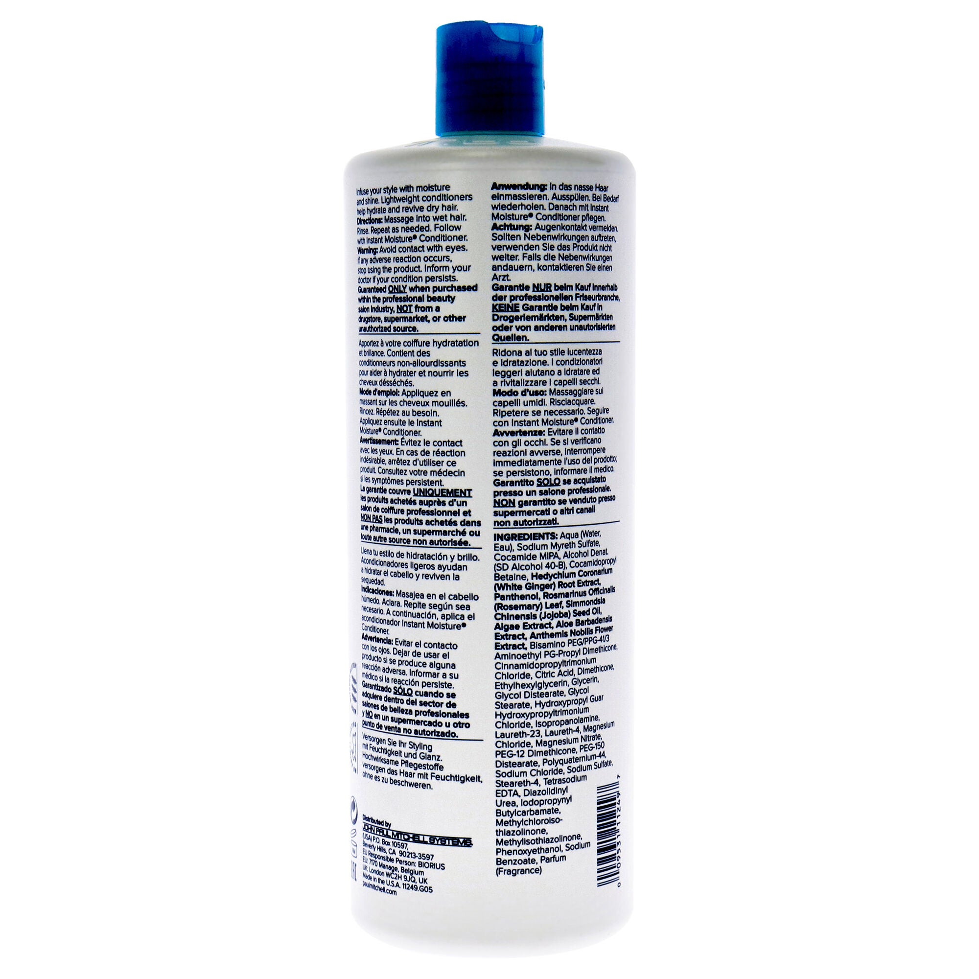 Instant Moisture Shampoo by Paul Mitchell for Unisex - 33.8 oz Shampoo, , alternate image number 2