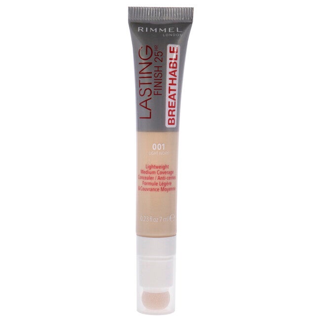 Lasting Finish 25Hr Breathable Concealer - 001 Light Ivory by Rimmel London for Women - 0.23 oz Concealer, NA, hi-res image number null