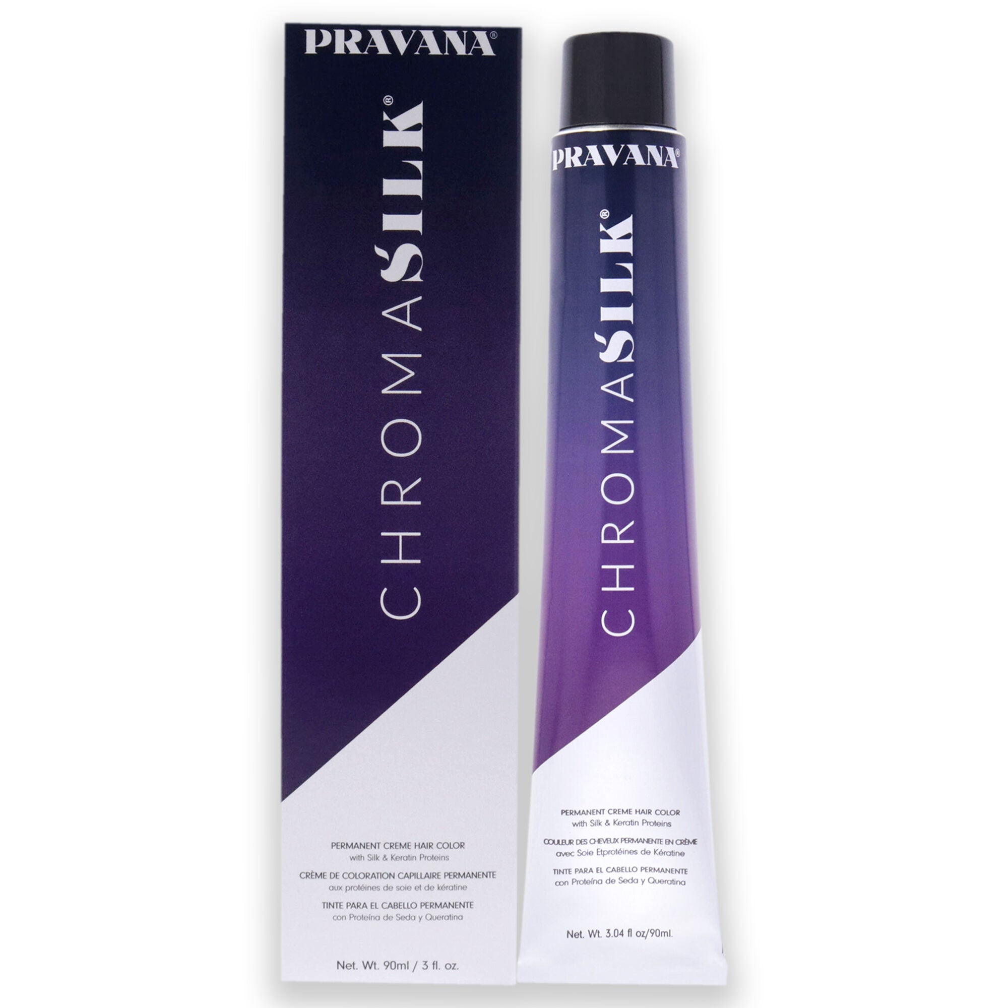 ChromaSilk Creme Hair Color - 6N Dark Blonde by Pravana for Unisex - 3 oz Hair Color, See Description, hi-res image number 0