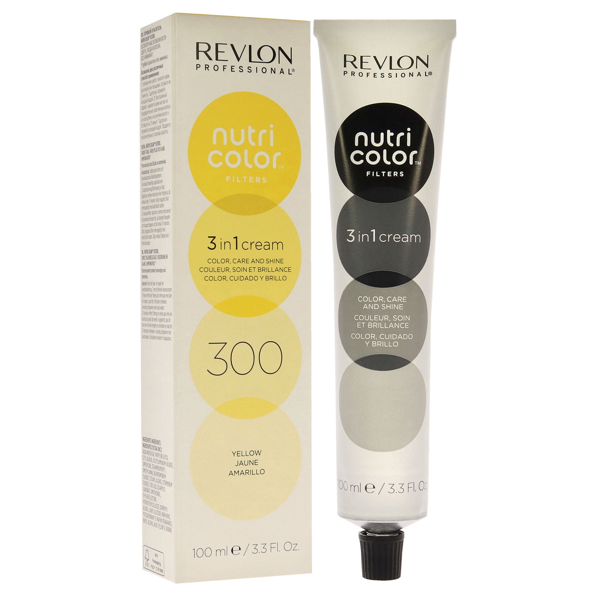 Nutri Color Cream - 300 Yellow by Revlon for Unisex - 3.4 oz Hair Color, See Description, alternate image number 1