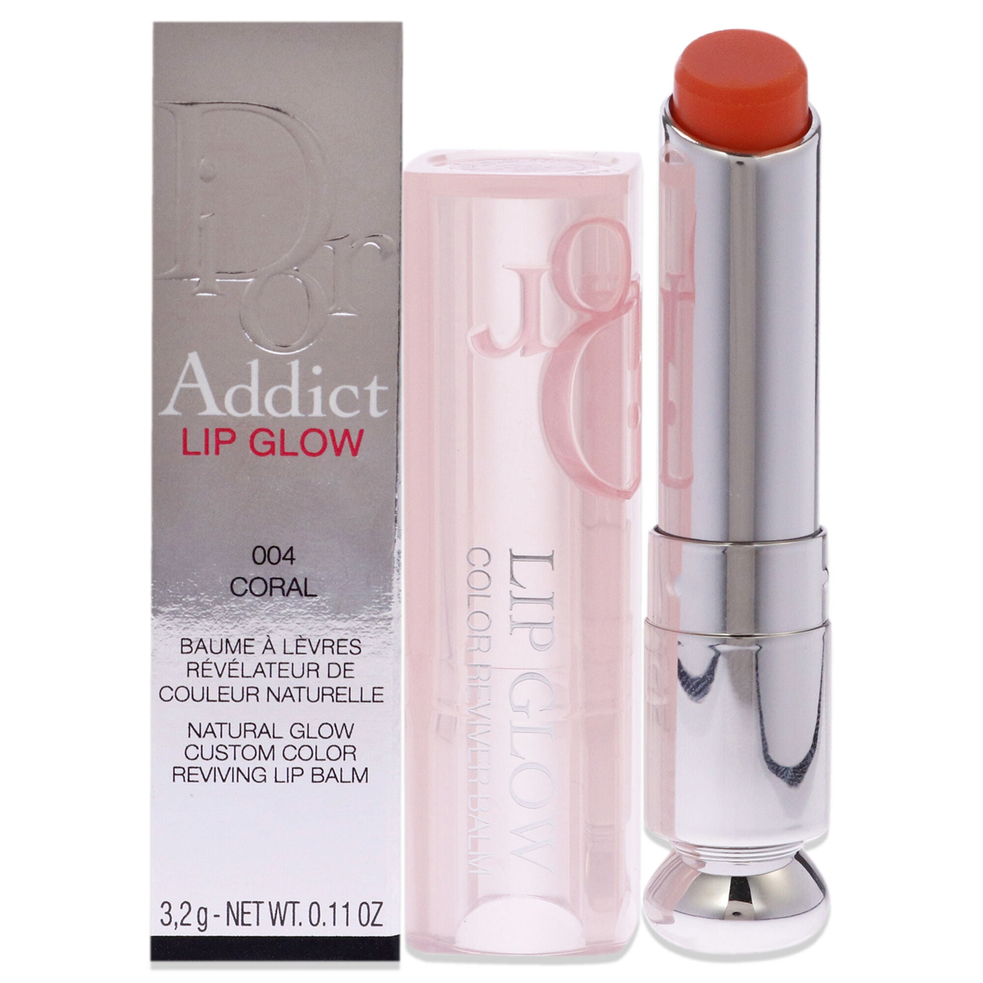 Dior Addict Lip Glow - 004 Coral by Christian Dior for Women - 0.11 oz Lip Balm, See Description, hi-res image number 0