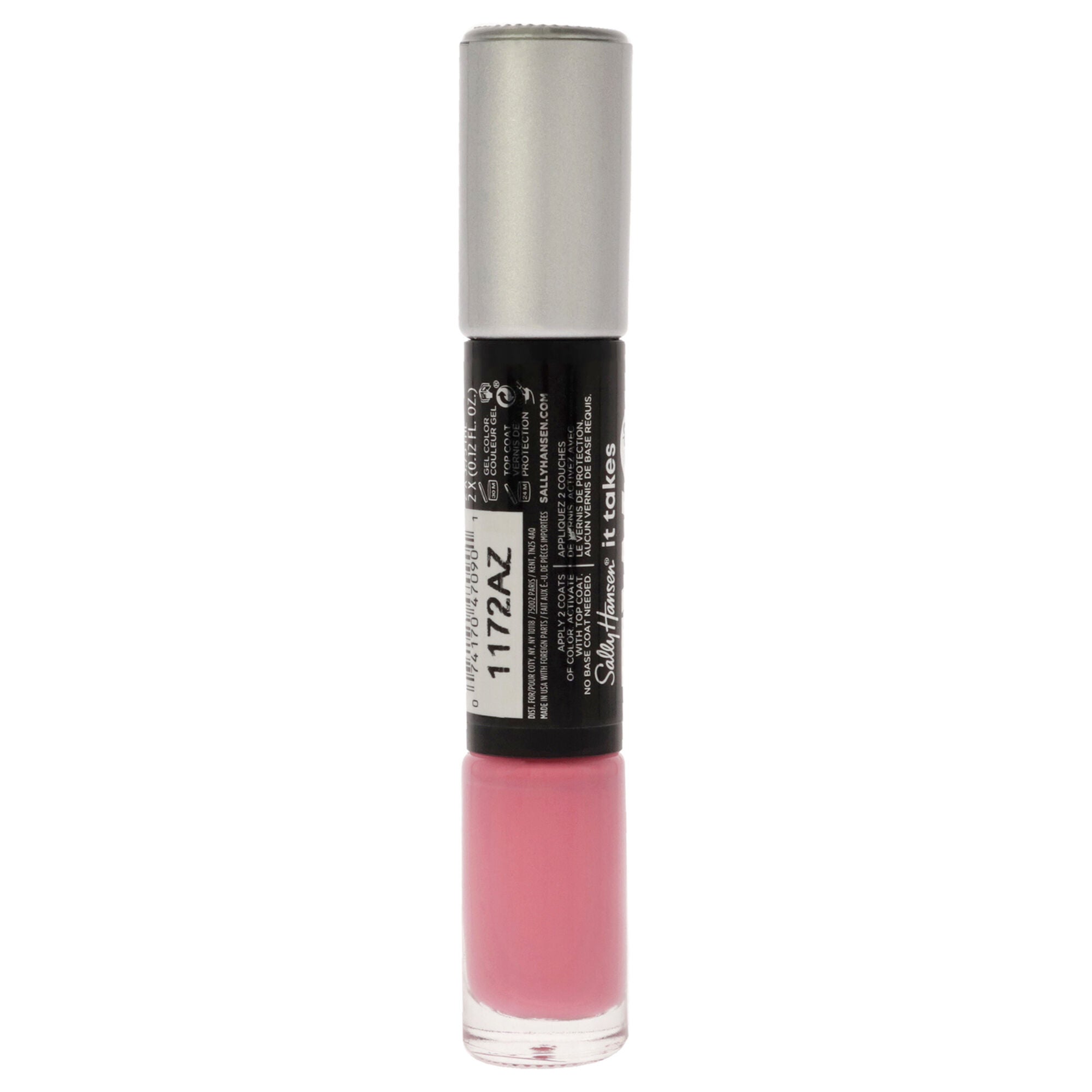 Miracle Gel It Take Two - 920 Rain-Glow by Sally Hansen for Women - 2 Pc 0.12oz Nail Color, 0.12oz Top Coat, See Description, alternate image number 1