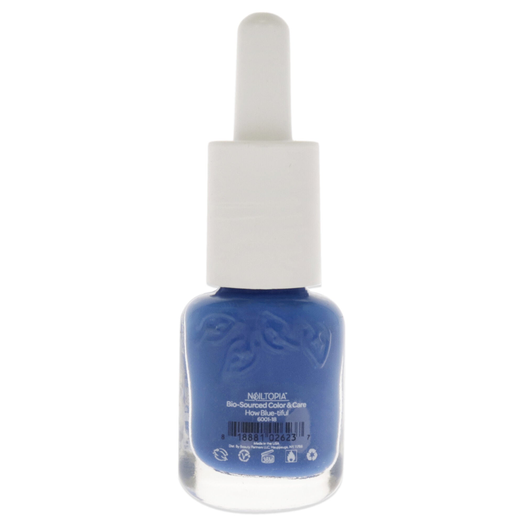 Bio-Sourced Chip Free Nail Lacquer - How Blue-Tiful by Nailtopia for Women - 0.169 oz Nail Polish, See Description, alternate image number 2