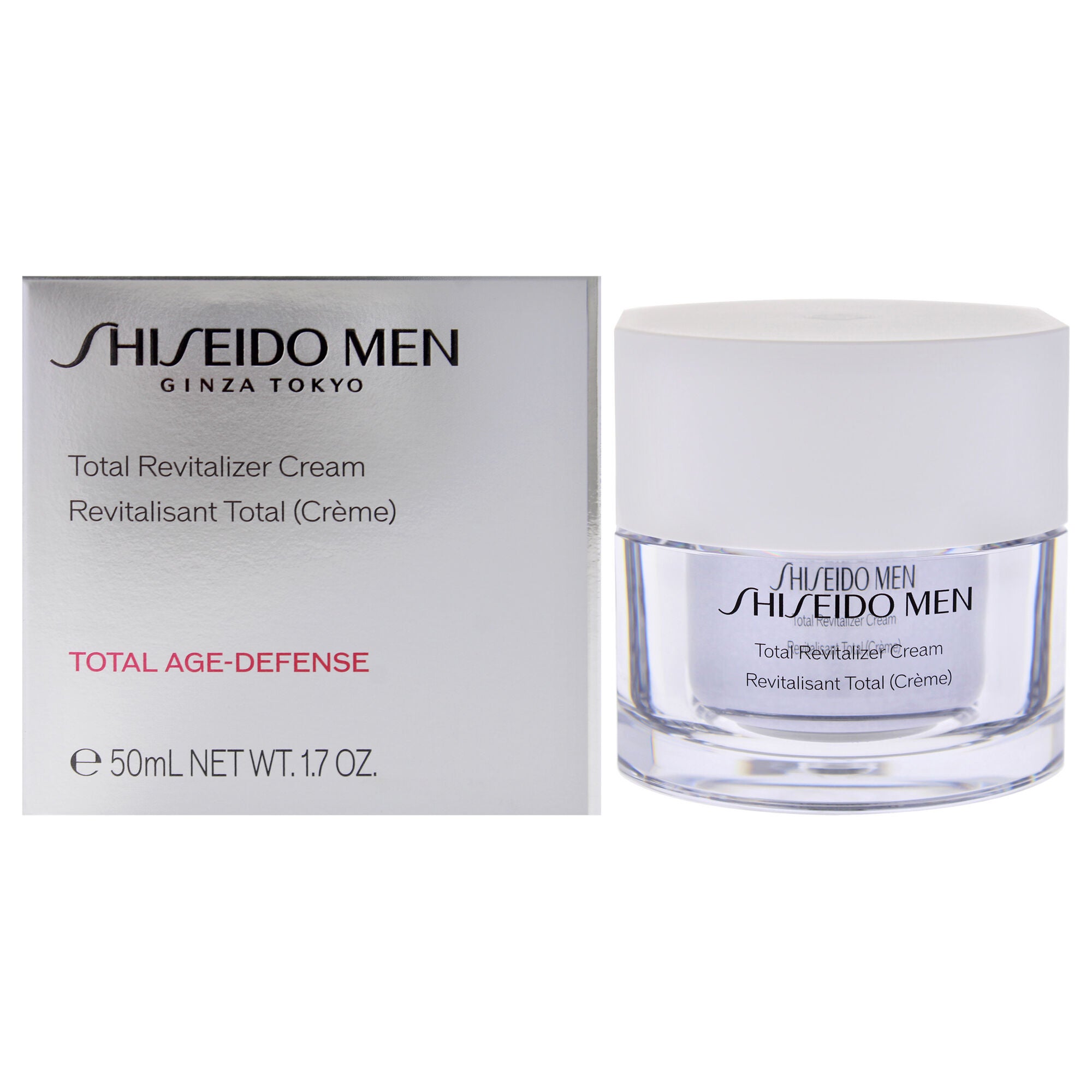 Total Revitalizer Cream by Shiseido for Men - 1.7 oz Cream, See Description, hi-res image number 0