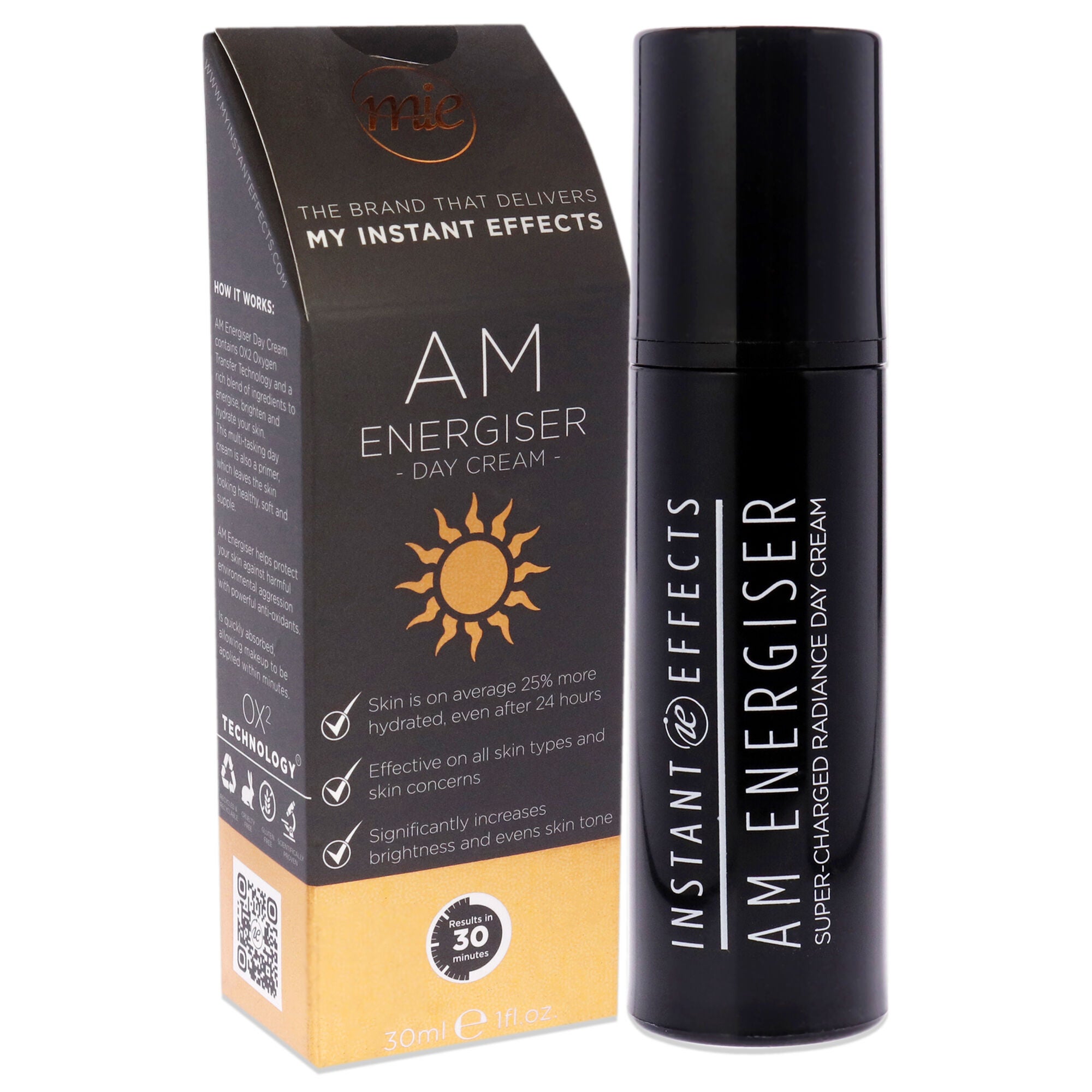 AM Energiser Day Cream by Instant Effects for Unisex - 1 oz Cream, See Description, alternate image number 2